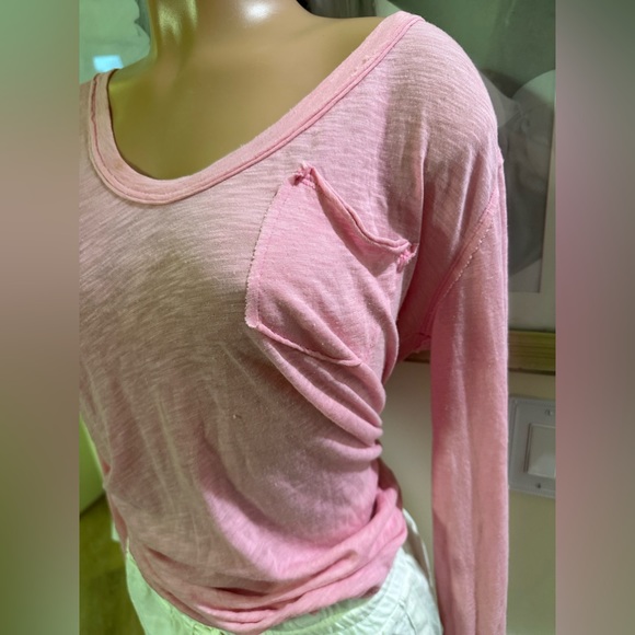 WE THE FREE pink long sleeved tee - Picture 2 of 15